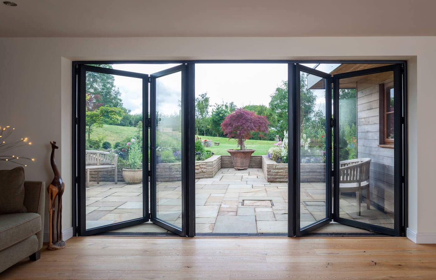 The Visofold 1000 Slim Bi-fold Door